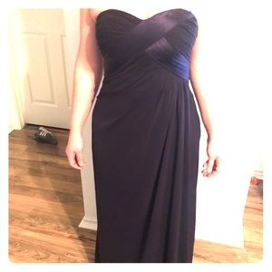 Dark purple formal gown